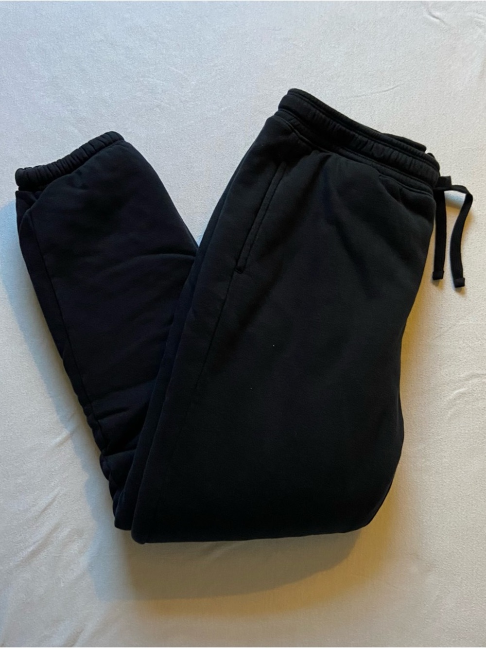 Eddie Bauer Classic Black Fleece Joggers